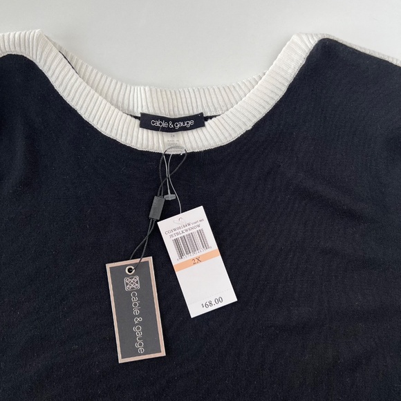 NWT Cable & Gauge Women's Sweater size 2X - Picture 3 of 10